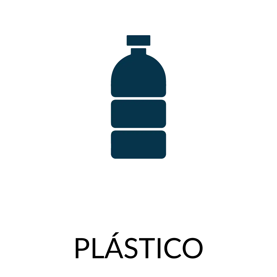 Ícono del sector plástico representando soluciones MCAT para extracción de contaminantes y ventilación industrial en procesos de inyección y extrusión